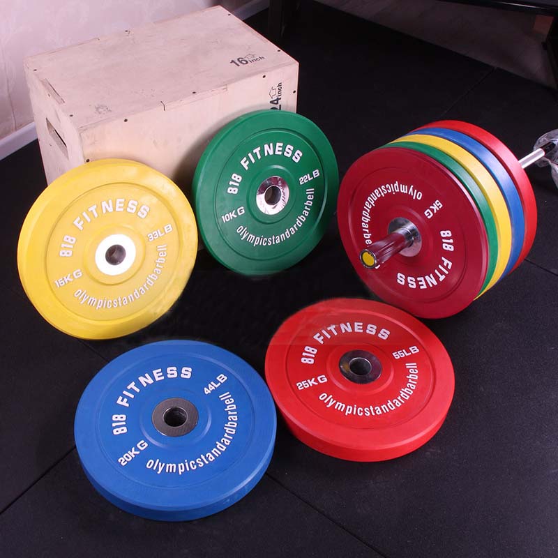 Plăcile de greutate ale liderului Vinde plăci de grătar pentru gimnastică Fitness Gim Greght Plate Bumper Rubber